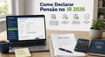 Como declarar pensão alimentícia no Imposto de Renda 2026 e garantir a dedução